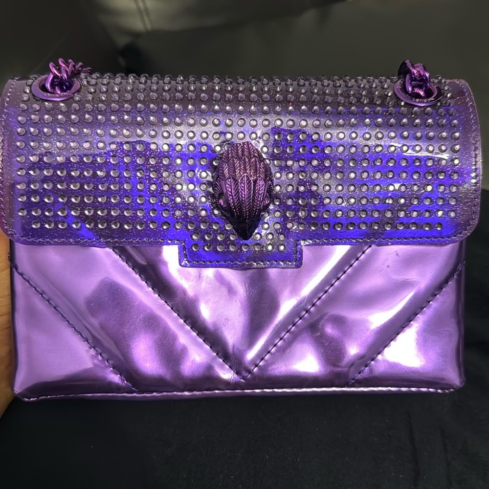 COPY - Purple Metallic Kurt Geiger